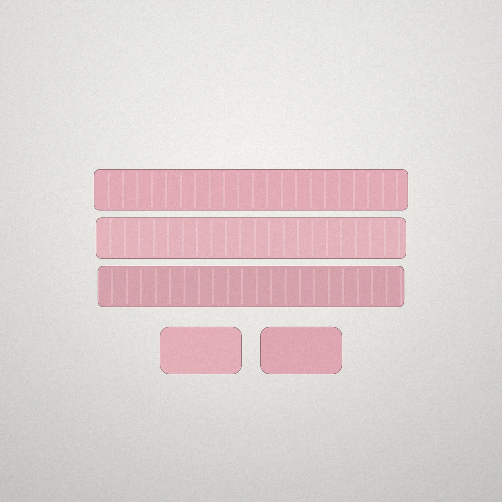 طقم شراشف السراي الفاخر — نفرين 200×220 — وردي
